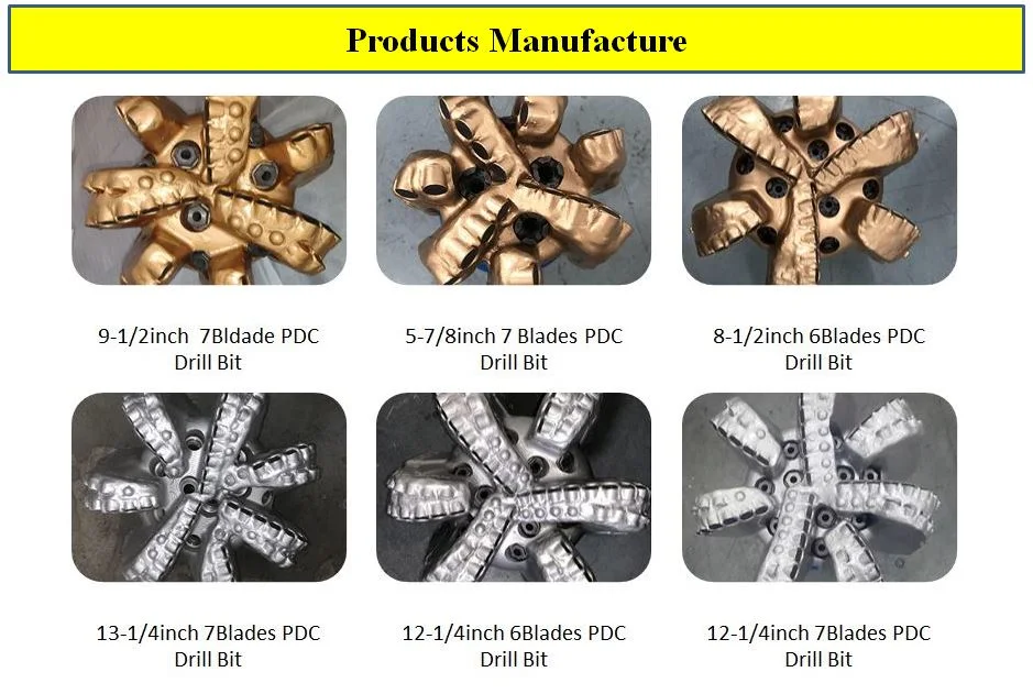 Rock Pilot Drill Bit 8 1/2 Inch Fixed Cutter PDC Drill Bit of Diamond Drilling Tool