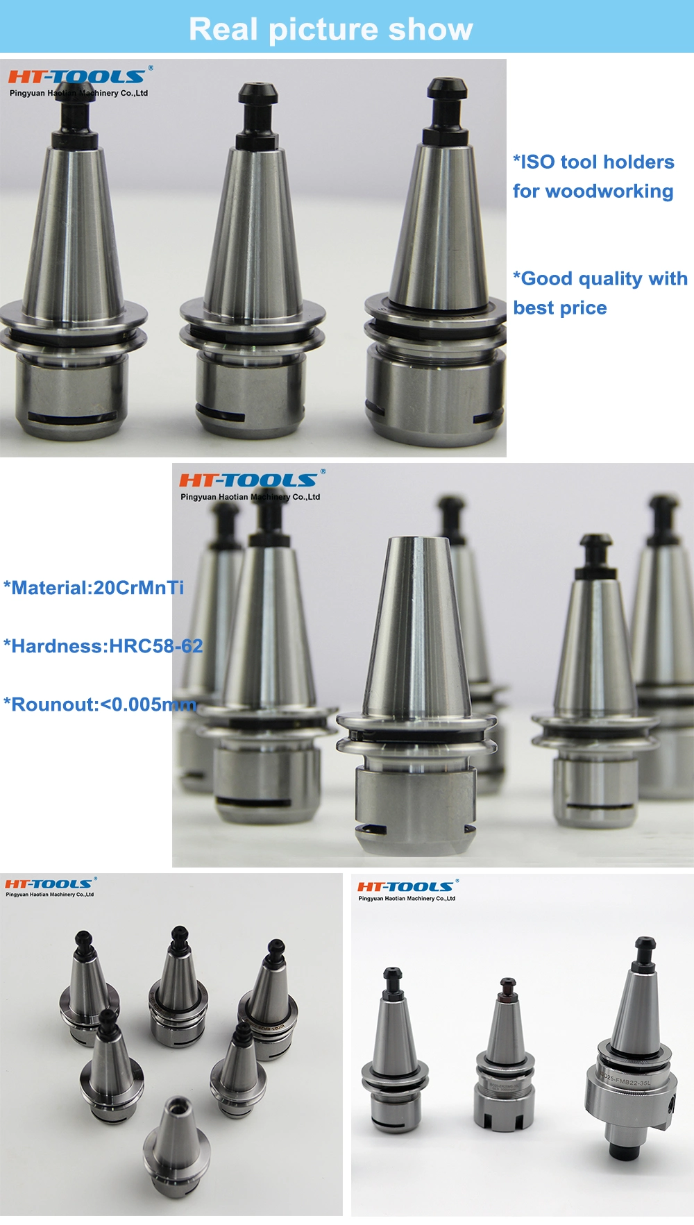 High Speed End Mill Arbors CNC Bt30 Bt40 Bt50 Side Lock Weldon Toolholders Sln6 Sln8 Sln10 Sln12 Sln16 Sln18 Sln20 Sln25 Sln32 End Mill Adapter with Balanced