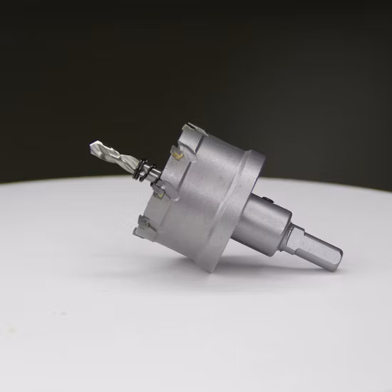 Sega a tazza TCT sabbiata da 60 mm per foratura di metalli
