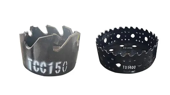 Taglierina per sega a tazza bimetallica HSS Tcc200 M42 per taglio di filetti a caldo